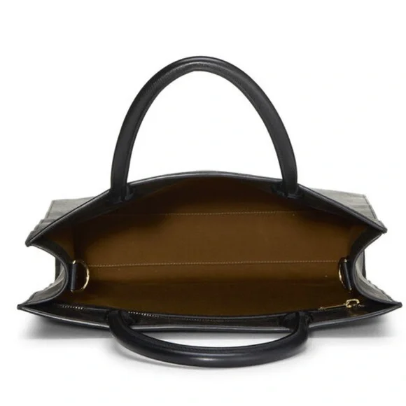 NWOT CÉLINE Black Triomphe Coated Canvas Vertical Cabas Medium - Picture 6 of 16